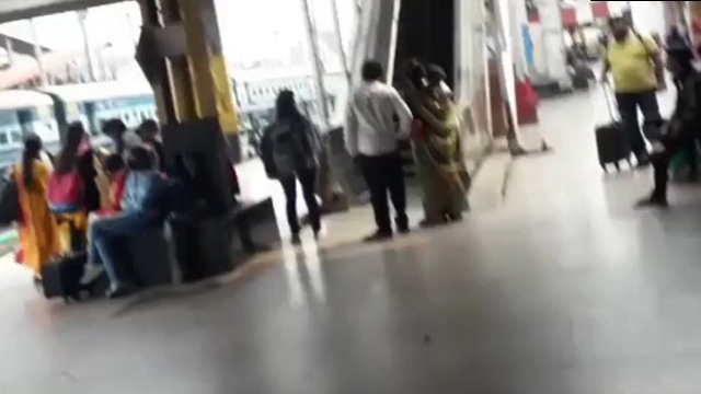 Indian Railway Station In – Public Place Video