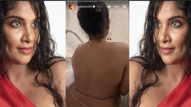 Tamil Actress Sabbita – Roi Insta Exclusive Free Live