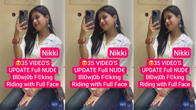 Desi Niharika Nikki Most Blowjob Riding Hard Fuck