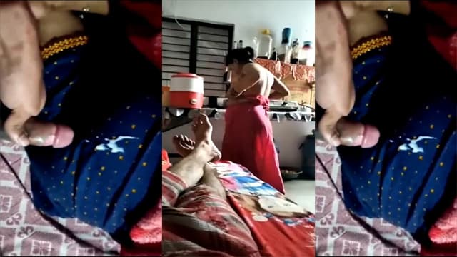 Tharki Desi Son Masturbating Cum On Sleeping Mom Ass