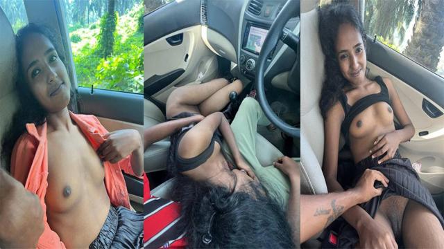 Mallu Young Slim GF Hard Fucking Captured In Car