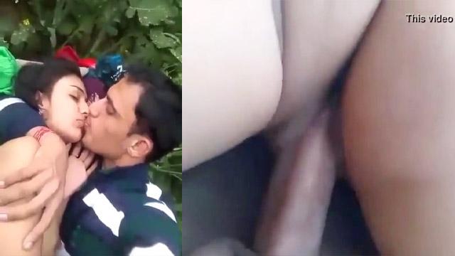 Desi Couple Jungle Outdoor Affair Fucking MMS Leak