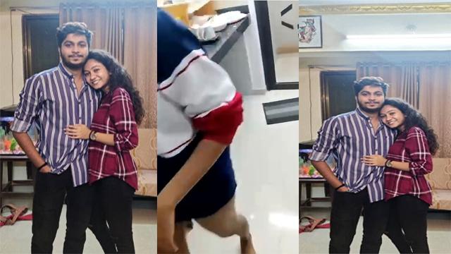 Slim Horny Indian Gf Blowjob Showing Ass Fuck