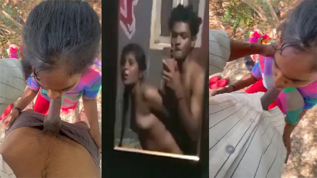 Tamil Cousin Teen Brother & Sister Outdoor Cock Fucking