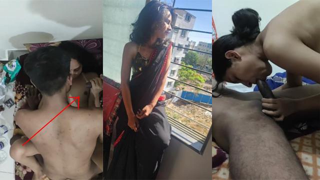 Tamil Teen Young Cutie Babe Enjoying Threesome Fuck