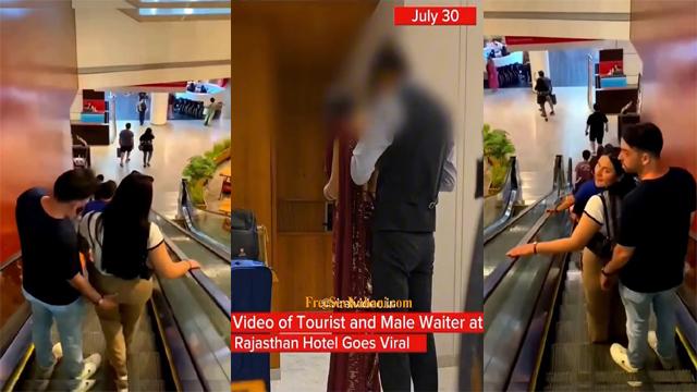 Bhabhi provoked waiter for sex in hotel in Rajasthan MMS
