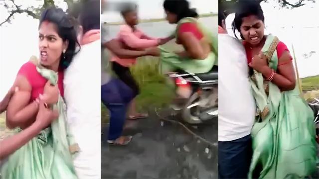 Couple has outdoor sex caught by Rubbing village People Jangal Me
