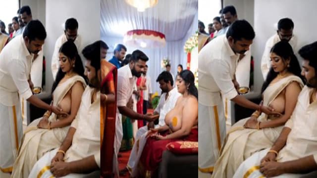 Malayalam Woman Performing A Ritual Involving Breast Fondling – Ai Sex Videos