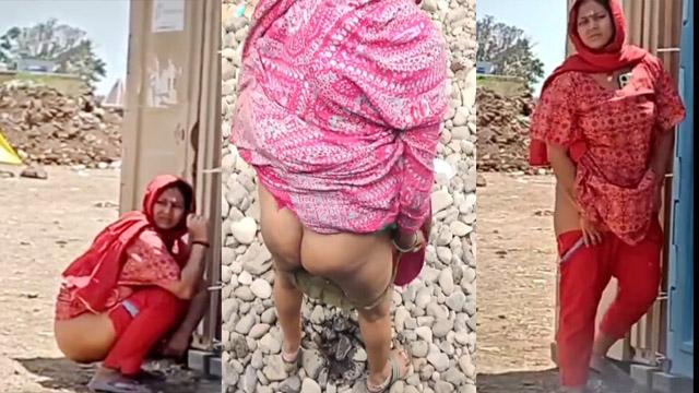 Horny Random Bhabhi Saree Lift Pissing Pussy Ass Recorded