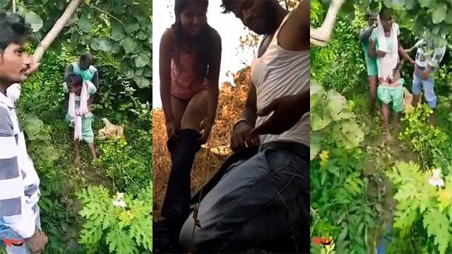Tamil Village Bitch Girl Group Sex In Jungle Viral