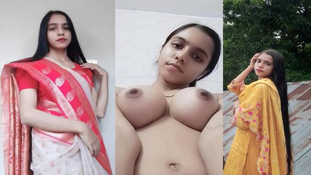 Hot Hijabi Bangla Girl Perky Boobs Nude Show