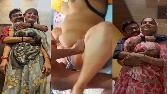 Rajasthani Old Hot Aunty Affair Having Fun With Young Lover